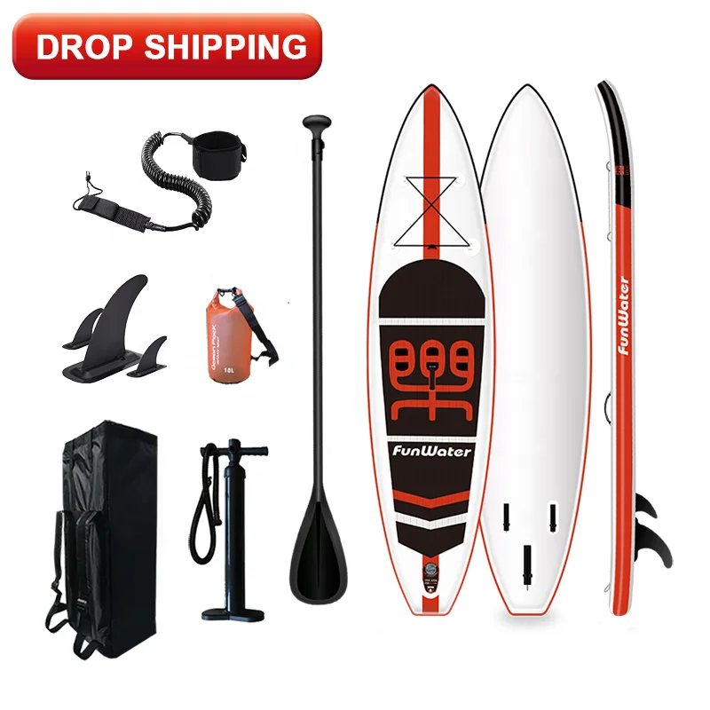 Funwater Drop Shipping Sup Paddle Board Tavola Da Surf In Piedi Paddle Inflatabe Sup Sup Stand Up Paddle Tavola Da Surf