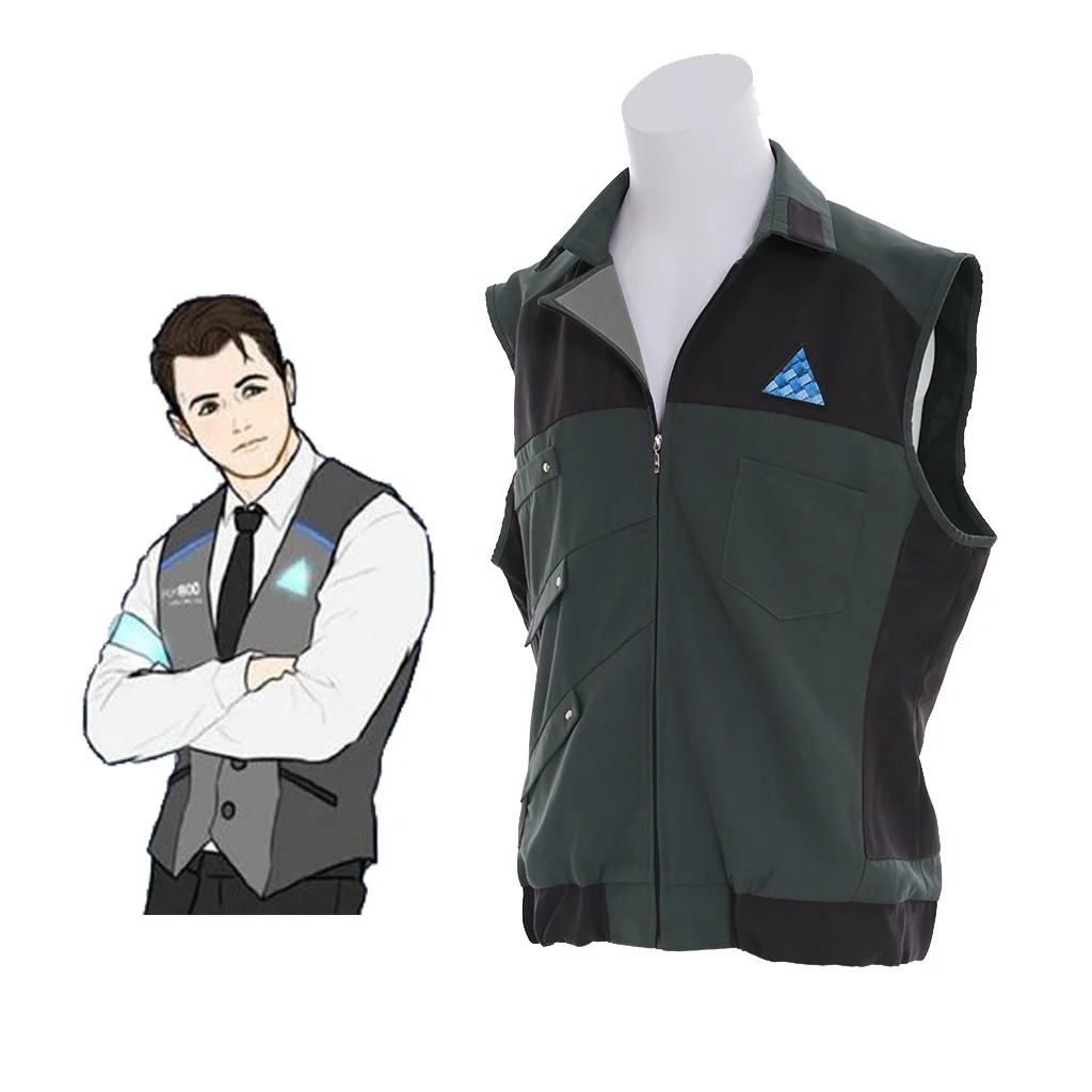 Gioco Detroit Diventa Umano Cosplay Connor Costume Gilet Uomini Adulti Connor Vest Costume Gioco Di Halloween Connor Vest