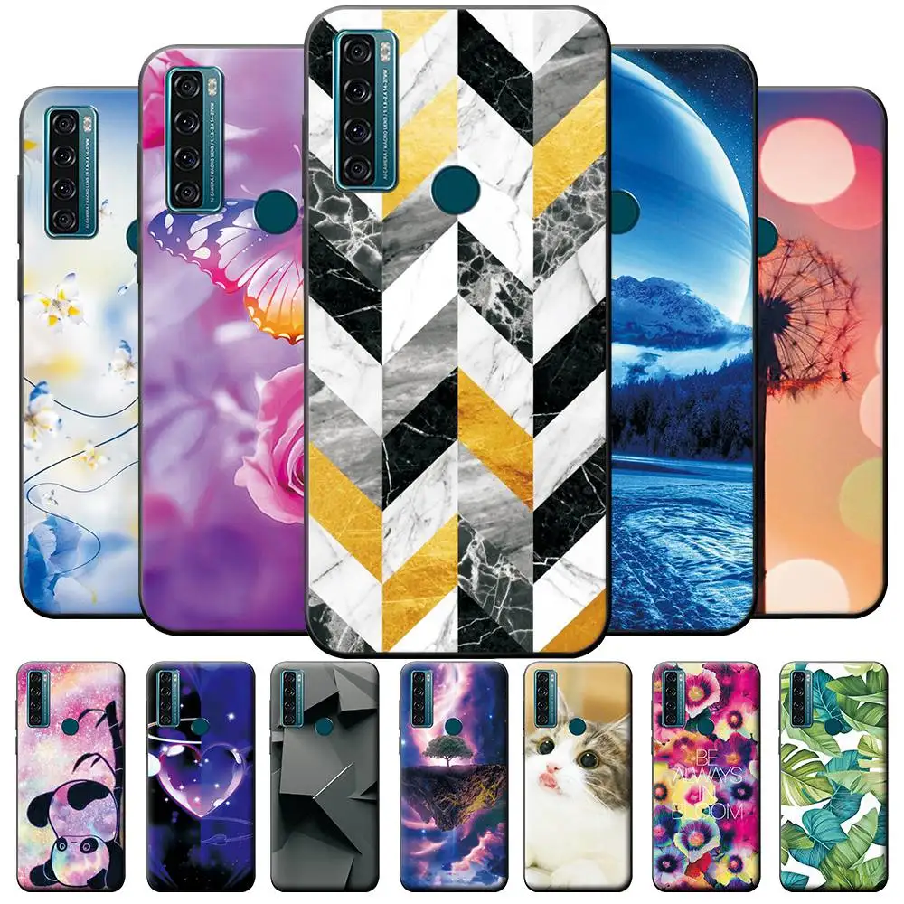 Per Tcl 20 Se Custodia Tcl 20L Cover Posteriore In Silicone Morbido Per Tcl 20L Plus Tcl 20 5G Custodie Coque Per Tcl 20 S Fundas Bumper Shell