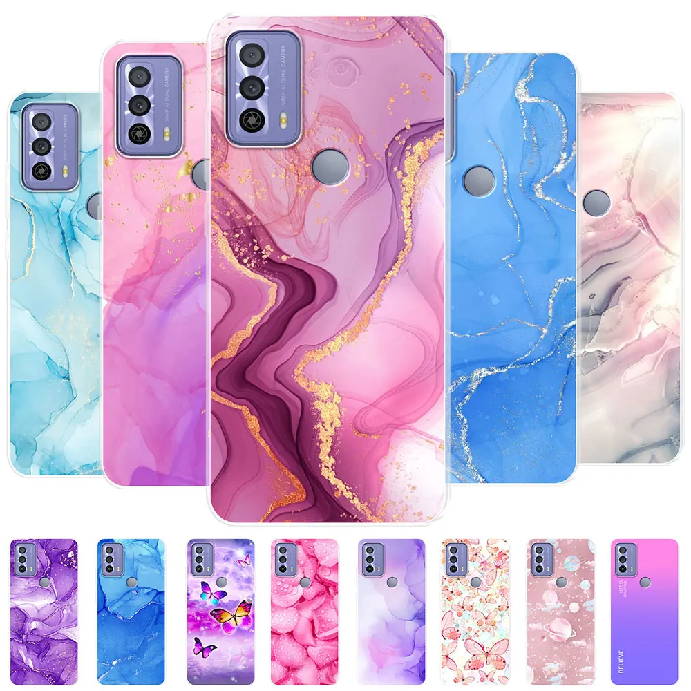 Per Tcl 20B 20 S Case Clear Protect Cases O Tcl 20L Plus Tcl 20 Cover Clear Silicone Soft Coque Per Tcl 20 Se Tcl 20Ax 20R Funda