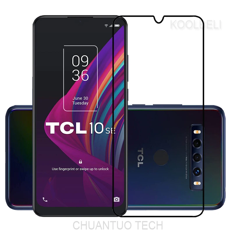 Vetro Temperato A Copertura Totale Per Tcl 10 Se Proteggi Schermo Pellicola Protettiva Per Tcl 10 Plus/Tcl 10 Pro/Tcl 20 Pro 5G/Tcl 20 R 5G
