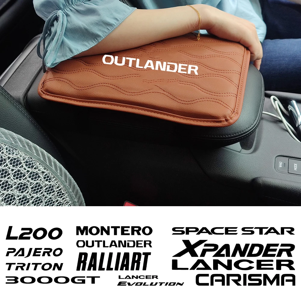 Tappetino Bracciolo Centrale Auto Per Mitsubishi Xpander Triton Space Star Pajero Ralliart Outlander Montero Lancer Evolution L200 3000 Gt