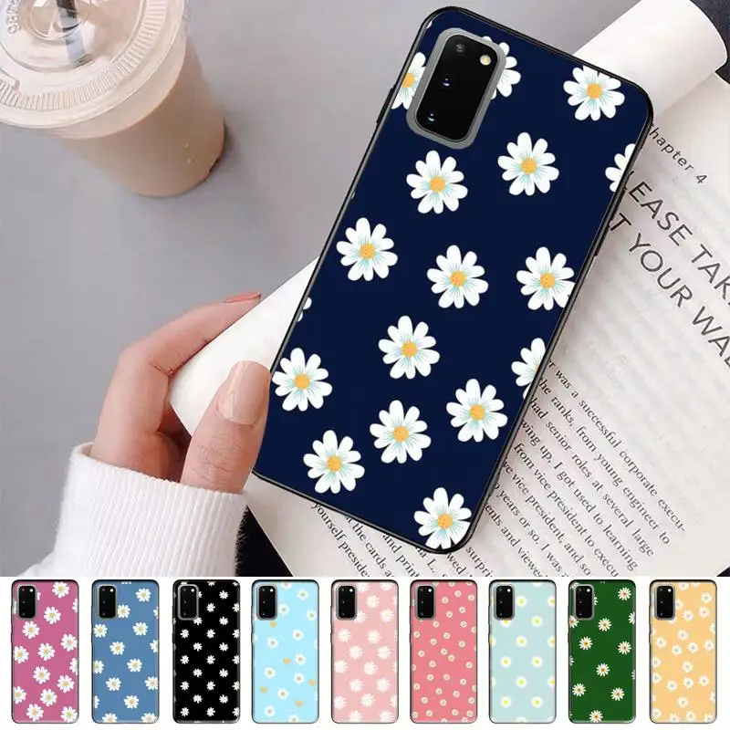 Custodia Per Telefono Colorata Daisy Flowers Per Samsung Galaxy S 20Lite S21 S21Ultra S20 S20Plus S21Plus 20Ultra