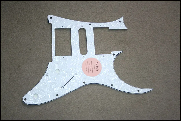 Adatto Per Ibanez Jem/Rg Piastra Di Protezione Per Chitarra Elettrica, Fiore Di Ghiaccio Bianco, Fiore Nero, Spessore Singolo Strato Bianco Tre Colori