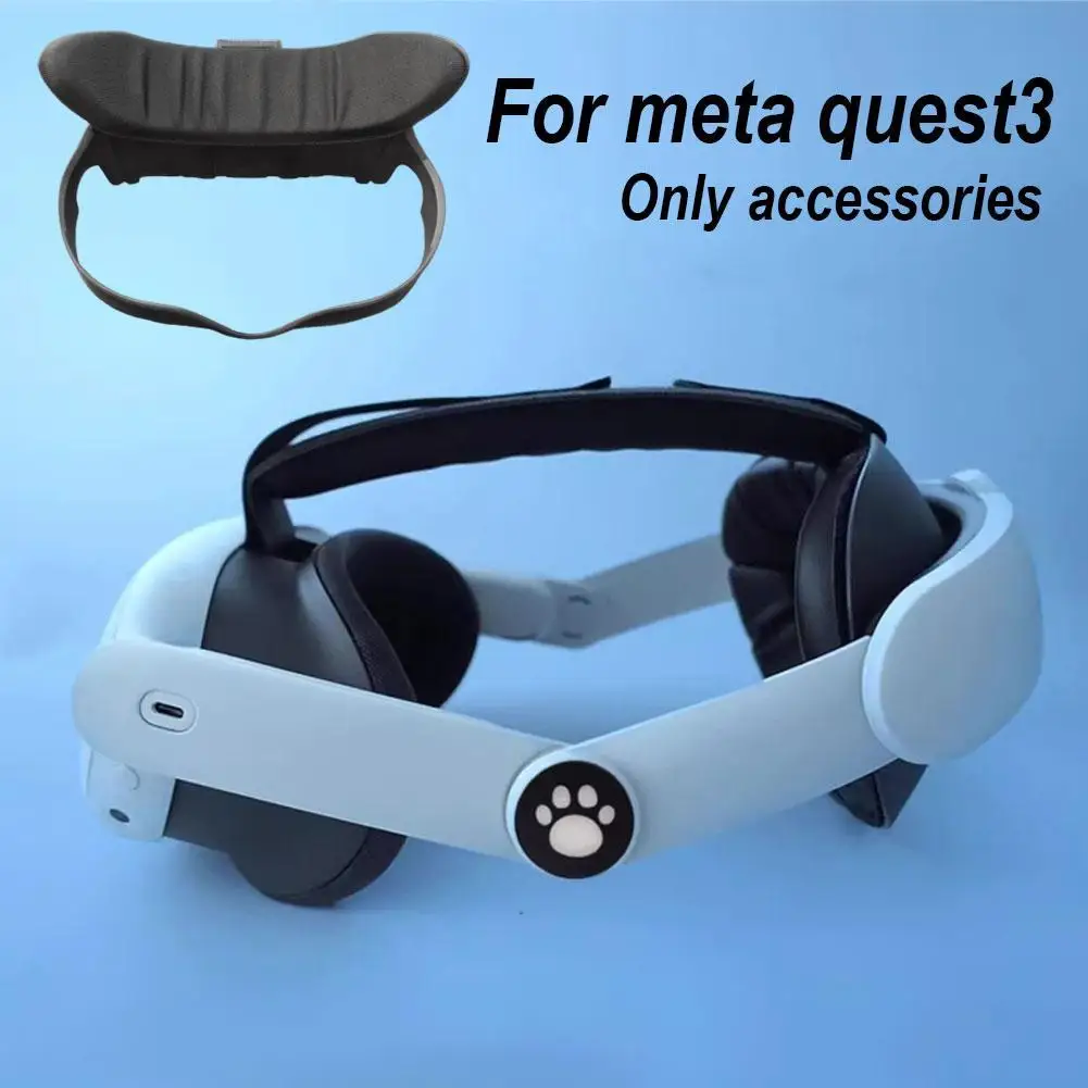 Cuscino Frontale Aperto Per Meta Quest 3 Vr Cuscino Antisudore Per Meta Quest Pro Allevia La Pressione Sulla Fronte