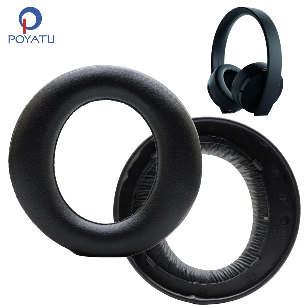 Poyatu Cuhya-0080 Auricolari Per Sony Playstation Gold Wireless Headset 2018 Cuffie Ps4 Coppe Di Ricambio Per Auricolari