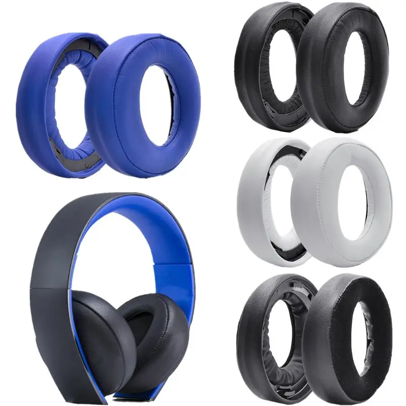 Cuffie Auricolari Con Cuscino Per Cuffie Nere Per Sony Gold Wireless Ps3 Ps4 7.1 Cuffie Surround Virtuali L + R