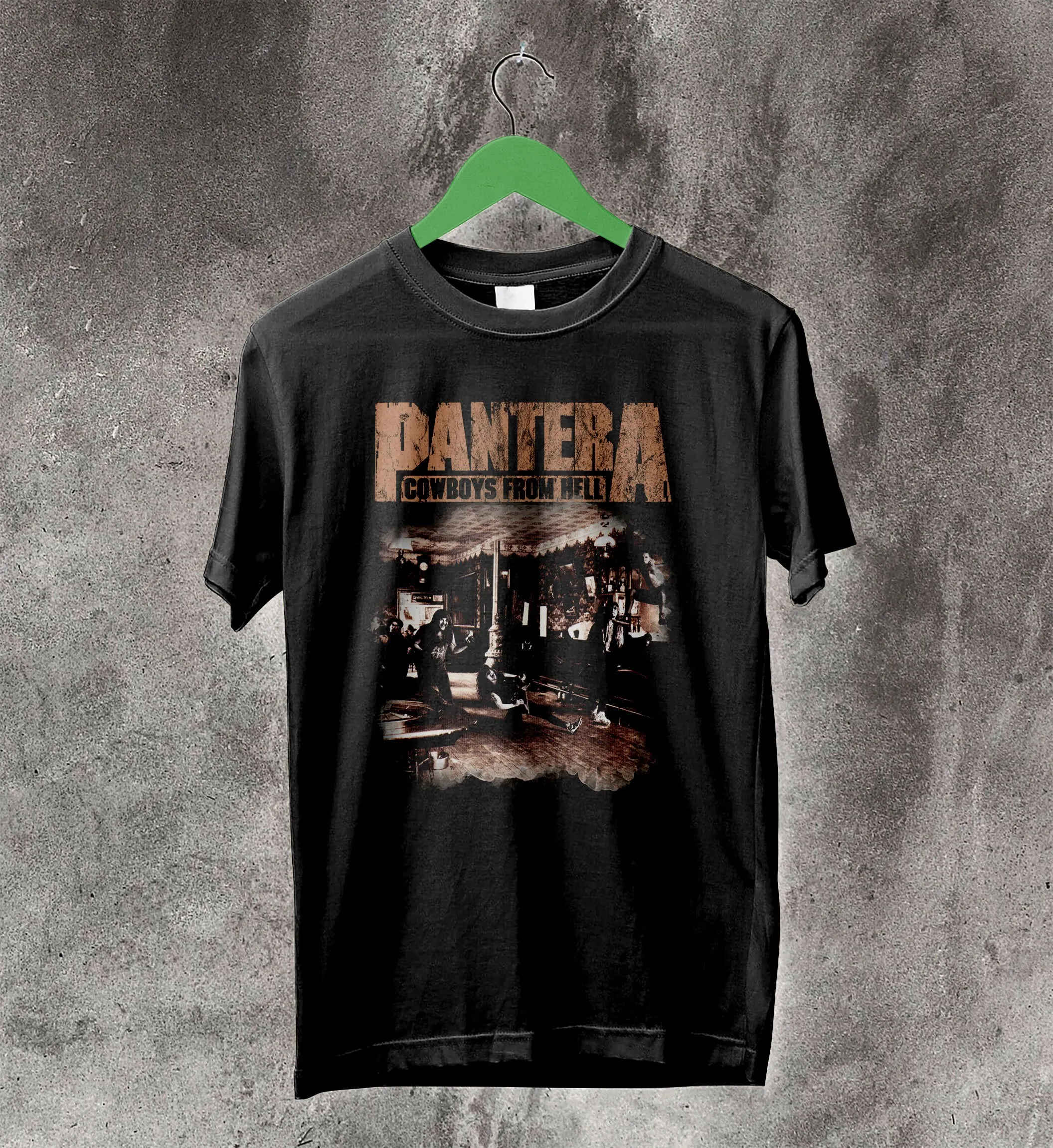 T-Shirt Pantera Cowboys From Hell Album Cover, Camicia Pantera, Camicia Pantera Band, Rock Classico, Regalo Di Compleanno, Amante Della Musica