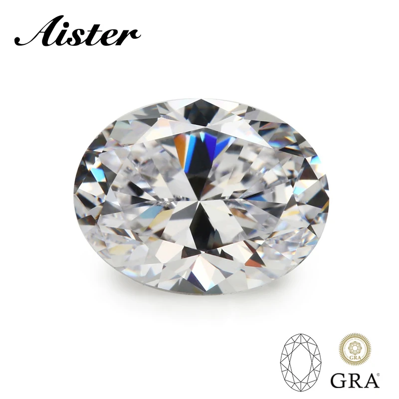 D Color Moissanite Lab Diamond 0.3-8.0Ct Eccellente Taglio Ovale Pass Diamond Tester Gems Stone Con Rapporto Gra
