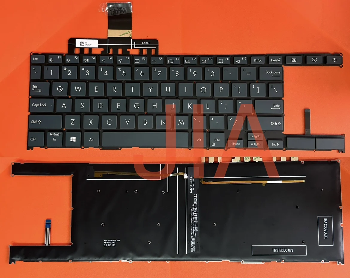 Tastiera Per Asus Zenbook Duo 14 Ux482 Ux482Ea Muslimexux482Ear Con Retroilluminazione