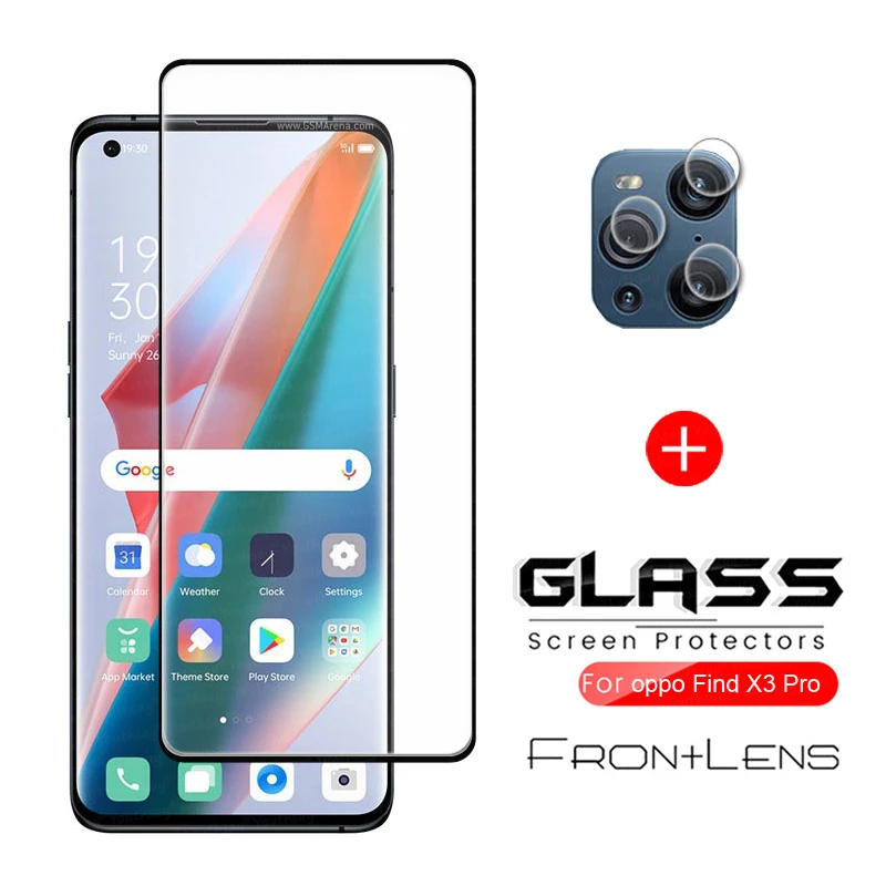 Per Oppo Trova X3 Pro Vetro 3D Curvo Protezione Dello Schermo Fotocamera Protettiva Per Oppo Trova X3 Pro Vetro Per Oppo Trova X3 Pro