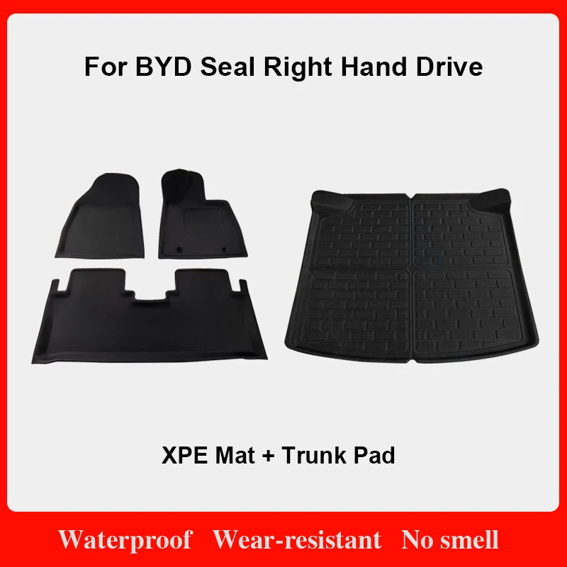 Accessori Per Interni Auto Su Misura Tappetino Xpe Per Byd Seal 2024 2023 Tappetino Per Bagagliaio Per Byd Seal Guida A Destra