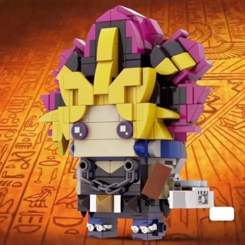 Plastica Abs Yugi Muto Brickheadz Mini Action Figure Building Blocks Toys