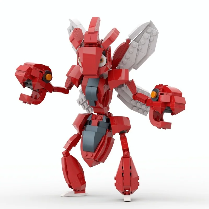 Plastica Abs Pokemon Scizor Brickheadz Building Blocks Mini Action Figure Toys