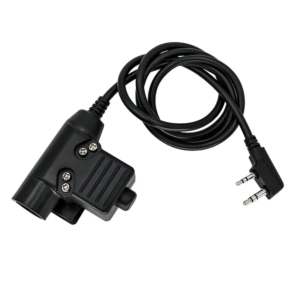 Tciheadset U94 Ptt System Adattatore Per Cuffie Tattiche Militari Push To Talk Per Kenwood /Motorala 2 Vie/Motorola/Icom/Midland/Telefono