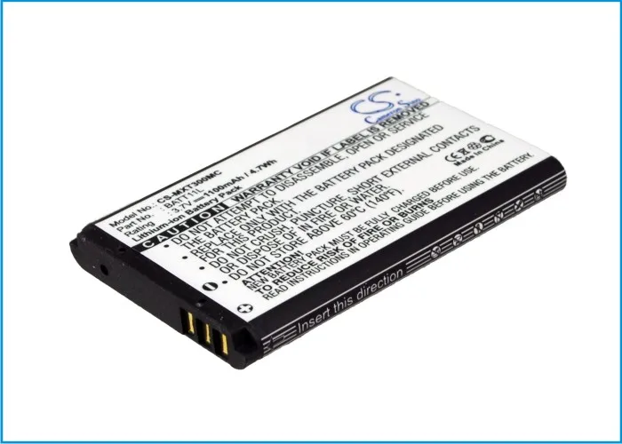 Batteria Per Fotocamera 1100Mah Per Cb120 Cb115 Midland Xta-510 Xtc300 Xtc350 Xtc300Vp4 Navgear Mdv-2250.Ir Mdv-2250.Hd