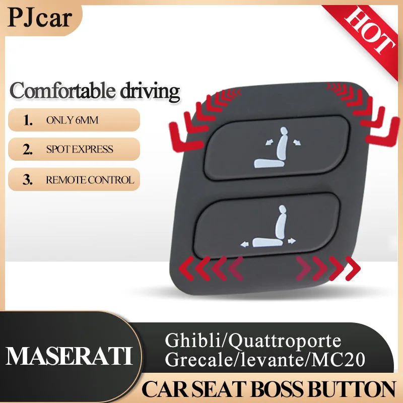 Pj Car For Power Seat Maserati Ghibli Grecale Levante Mc20 Quattroporte Wireless Boss Key Modificato Regolazione Del Sedile Del Passeggero