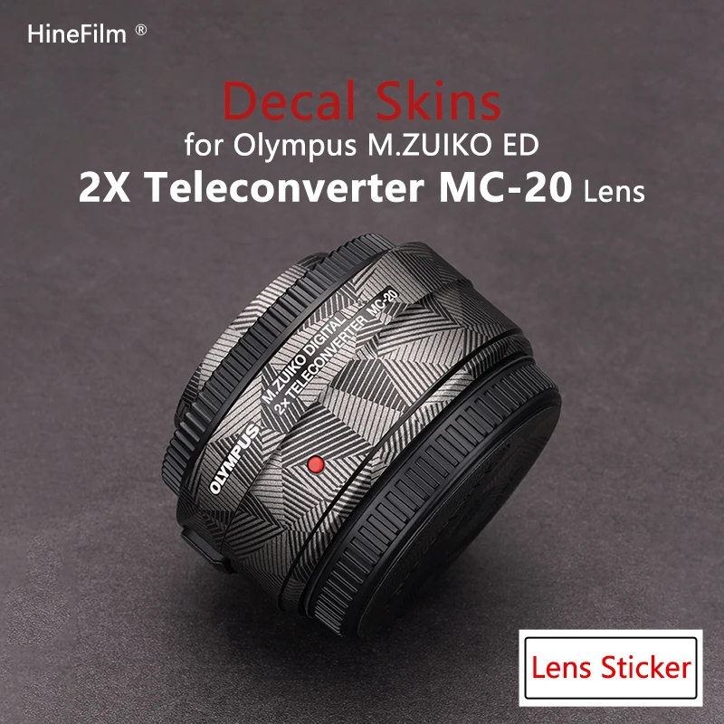 Mc20 Decal Skin Wrap Cover Per Olympus M.Zuiko Ed 2X Teleconverter Mc-20 Lens Sticker Pellicola Protettiva Anti-Scrtch