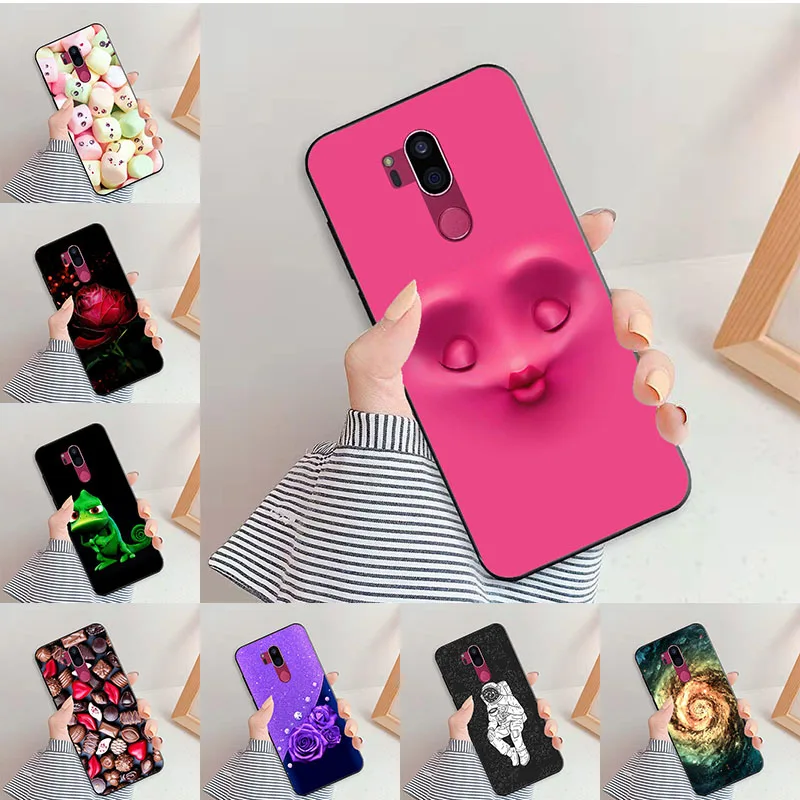 Custodia Protettiva Morbida In Silicone Per Lg G7 Thinq G710 G 7 Plus G7 + 6.1 "Custodia Alla Moda Per Paraurti Lg G7 Coque