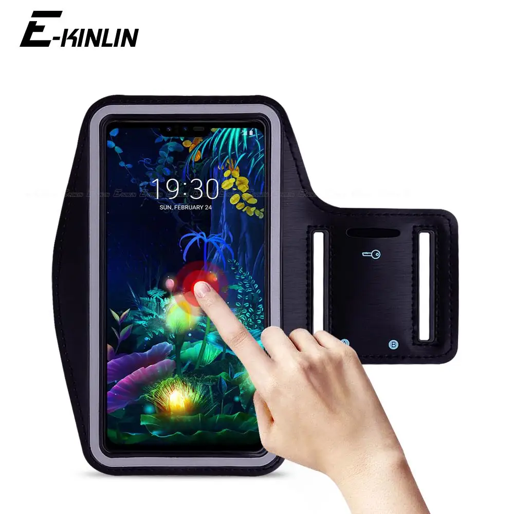 Sport Running Cycling Gym Phone Cover Per Lg Velvet G8 G8X G8S G7 V20 V30 V40 V50 V60 V60S V30S V35 Plus Thinq Arm Band Case