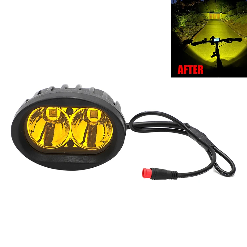 Aggiornamento E-Bike Led Ad Alto Rendimento Head Light Fit Rad Power Bikes Mini Rover Expand Runner Plug & Play Off Road Vehicle Bike Lights