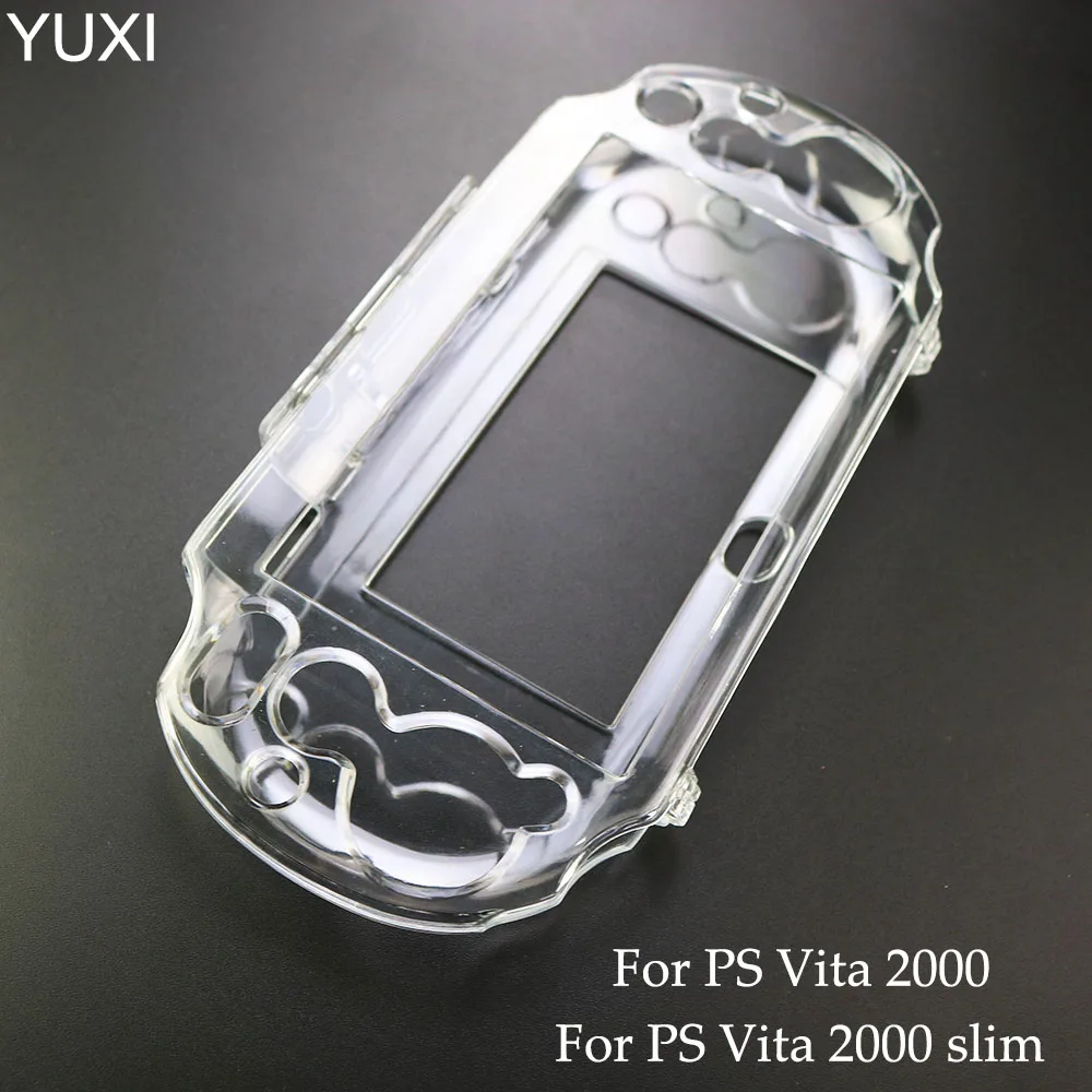 Yuxi 5Pcs Custodia Rigida Trasparente Trasparente Custodia Protettiva Shell Skin Per Ps Vita Ps Vita Psv 2000 Crystal Full Body