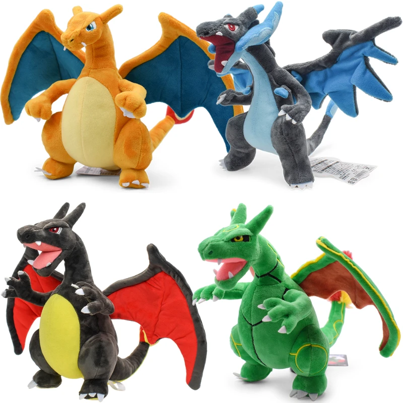 Pokemon Shiny Mega Charizard X Y Anime Soft Peluche Kawaii Gigantamax Charizard Peluche Bambole Peluche Regali Festival