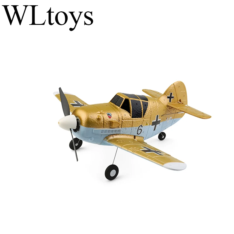 Newes Wltoys A250 (Bf-109) 4 Canali Rc 6G/3D Modalità Giroscopio A 6 Assi Q Versione Mini Adulti E Bambini Giocattoli Per Aeroplani All'Aperto