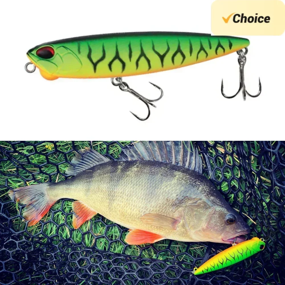 Tsuyoki New Surface Pencil Fishing Lure 65Mm 5.5G Topwater Walk The Dog Stickbait Pike Bass Duo Realis Pencil 65 Baits Topwater