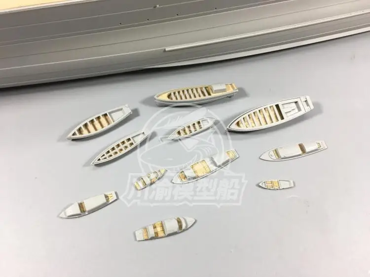 Cy20006 1:200 Uss Hood Battlecruiser Dinghy Ponte In Legno