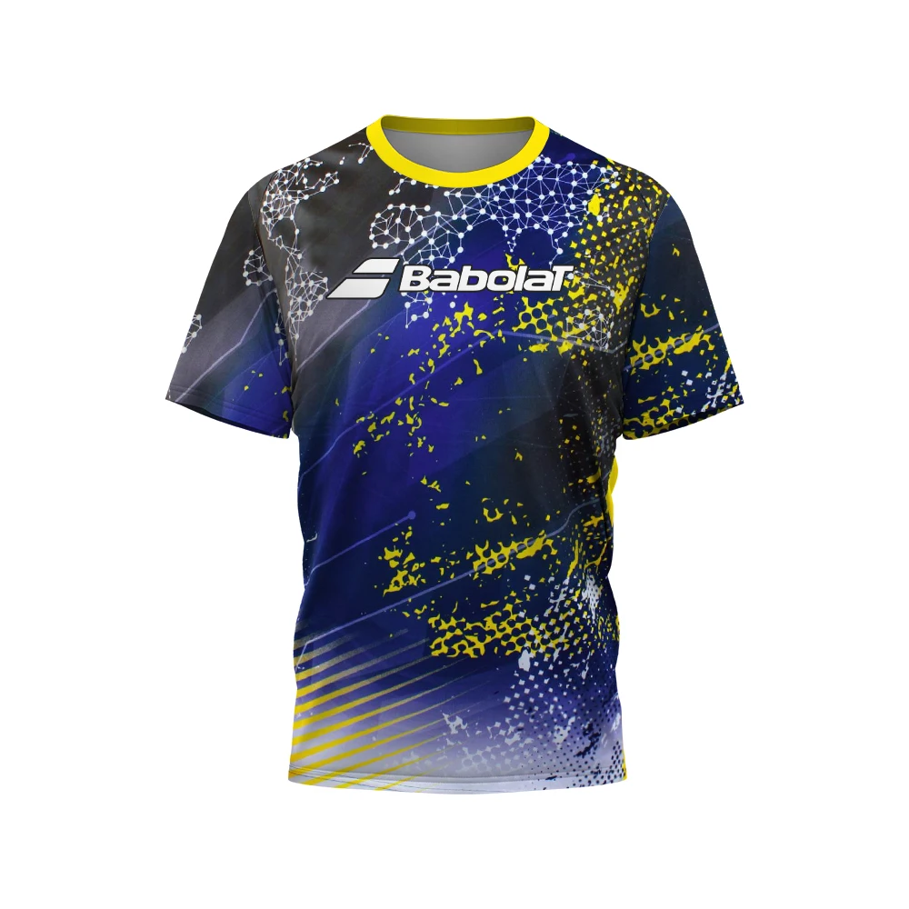 Maglietta Da Uomo Di Marca Babolat Felpa A Maniche Corte Ping Pong Abbigliamento Da Badminton Nuova Estate Abbigliamento Sportivo Quotidiano Tessuto M