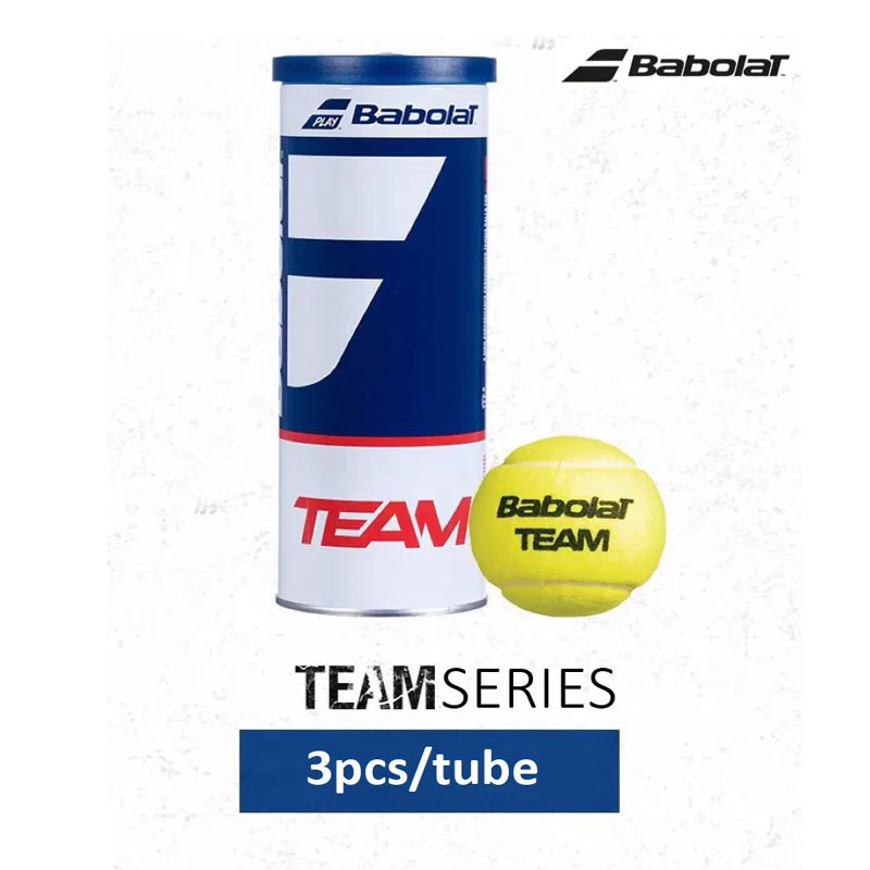 Uomo Donna Allenamento Professionale Palline Da Tennis Babolat 3 Pezzi/Tubo Ad Alta Resistenza Elastica Tenis Ball Babolat Team Competition Balls