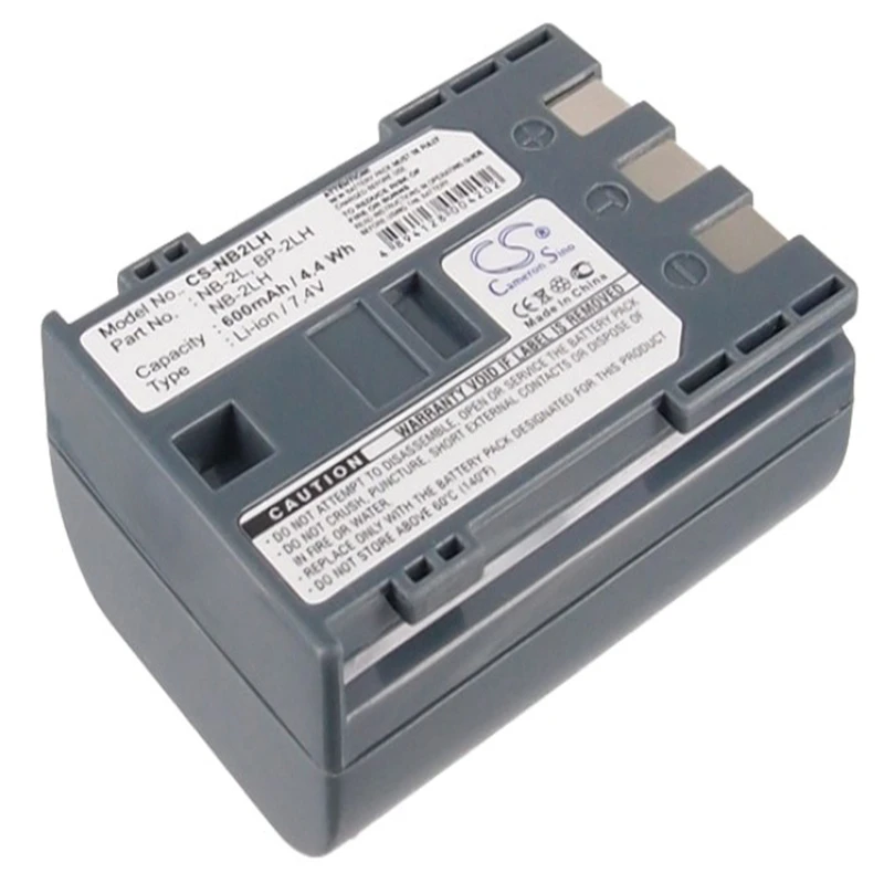 Batteria Per Fotocamera Agli Ioni Di Litio Per Canon,7.4V,600Mah,Zr800 Rebel Xti Eos Digital Rebel Xt Mvx40I Elura 40Mc Fvm100 Mv6 Optura 30 Pc1018