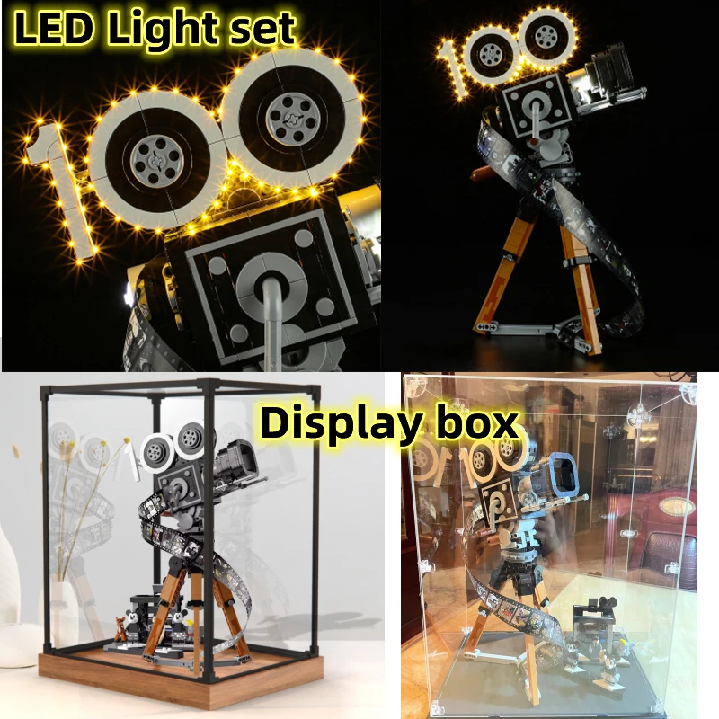 Nuovo In Stock Display Box Led Light Set Compatibile Con Lego 43230 Tribute Camera Escluso Building Blocks Bricks Toy