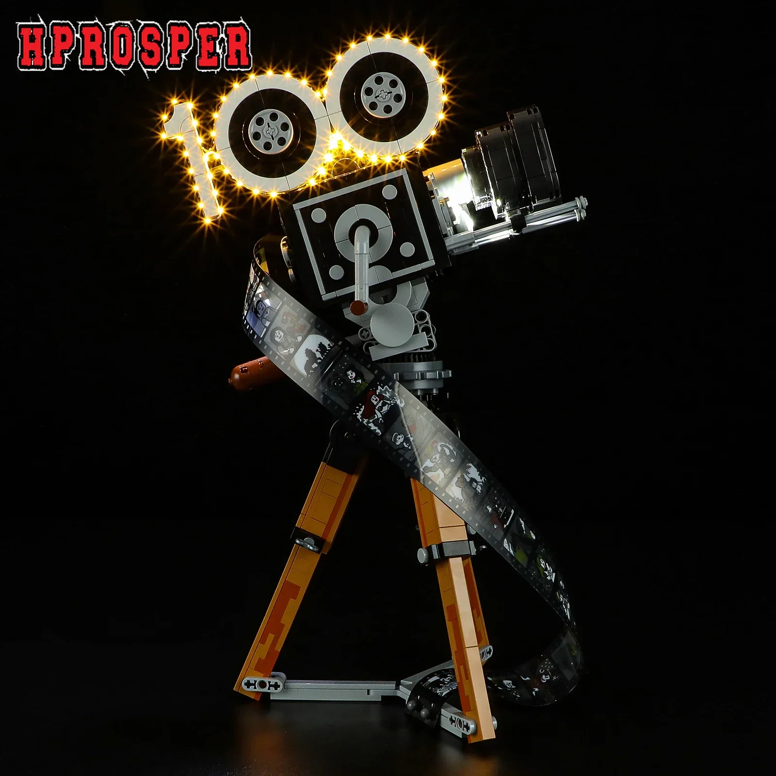 Hprosper 5V Luci A Led Per Il 43230 Disney Tribute Camera Lampada Decorativa Con Scatola Batteria (Non Includere Set Di Blocchi Lego)