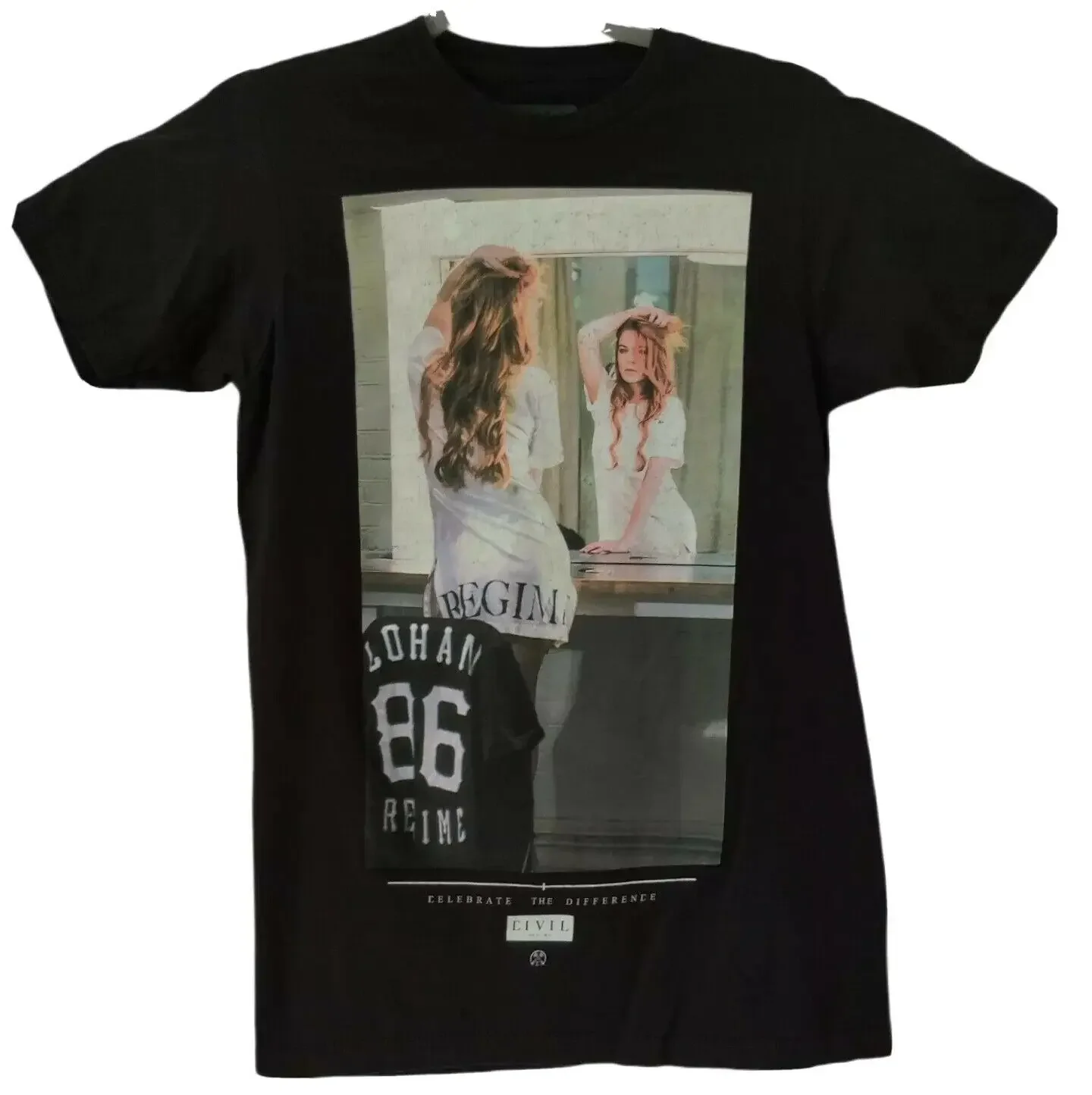 Maglietta Linsage Lohan Civile Controllary Pac Sun Sz Small