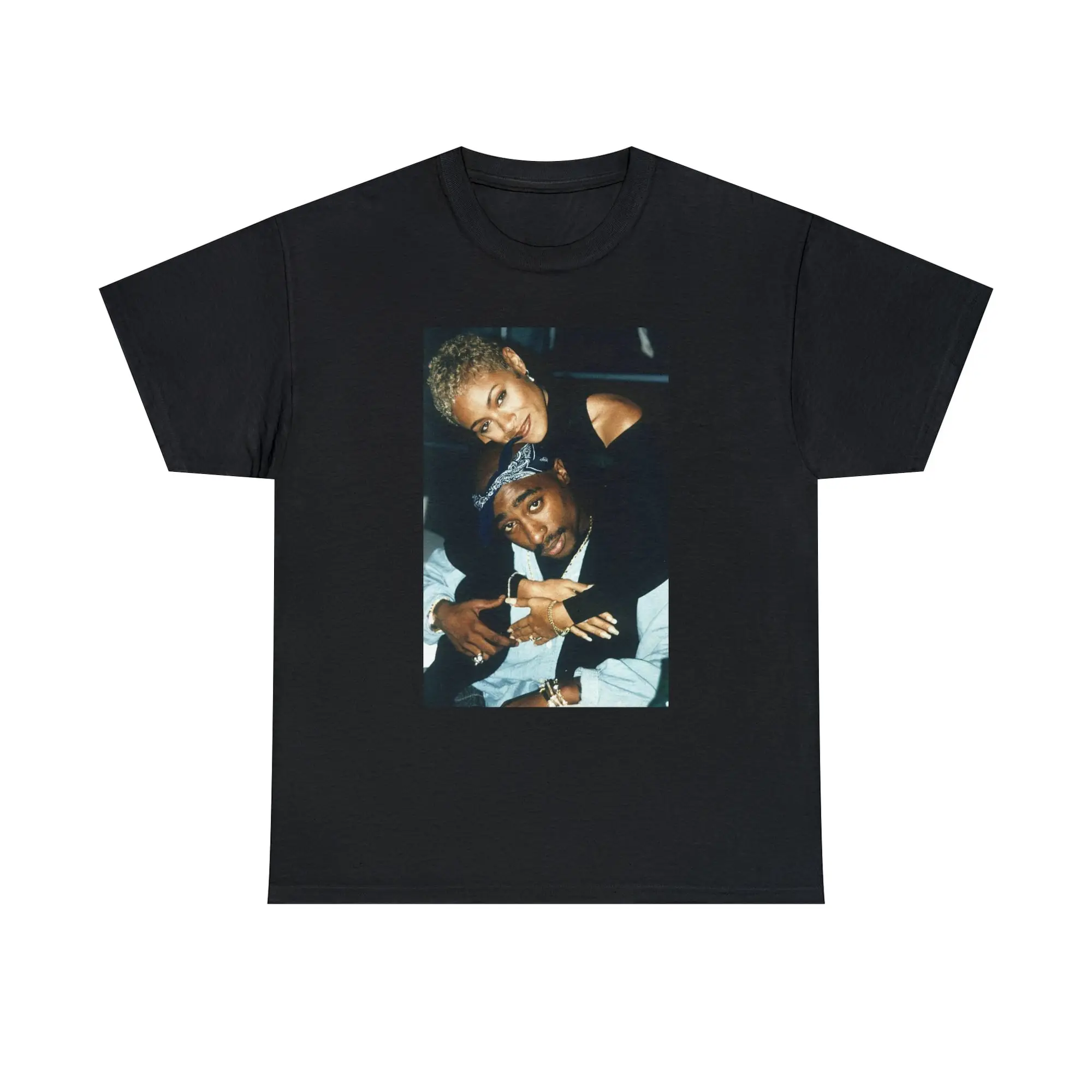 2 Pac X Jada Pinkett Smith T Shirt Maniche Lunghe O Corte
