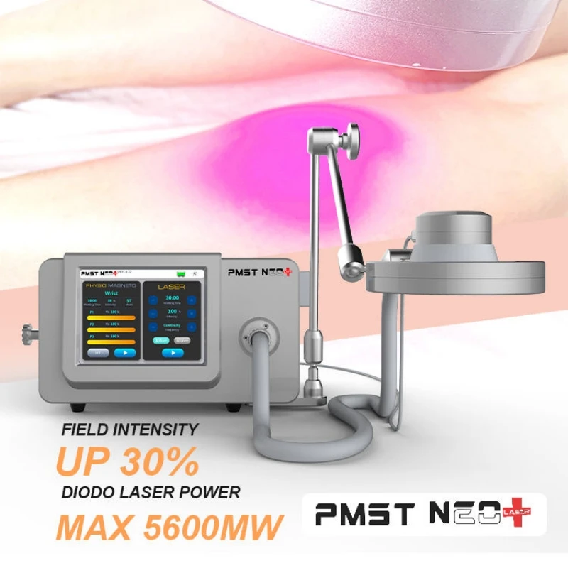 5 Tesla Professional Pain Relief Physio Magneto Machine Diodo 650Nm 808Nm Terapia Di Trasduzione Magnetica Extracorporea A Basso Laser