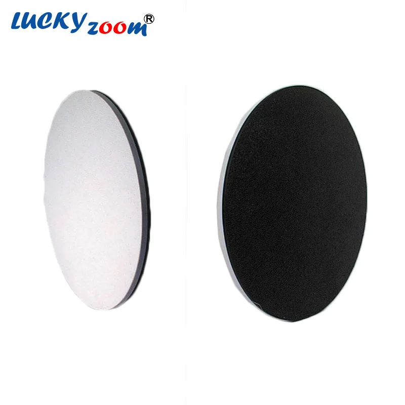 Round 95Mm Stereo Microscope Stage Plate Board Bausch Lomb Black White Base Board Per Stereo Microsscopio Spedizione Gratuita