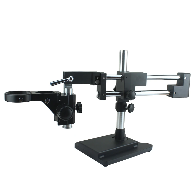 Universal Double Boom Lab Industrial Zoom Trinoculare Stereo Microscope Supporto Per Supporto Staffa Braccio 76Mm Microscopio Accessori