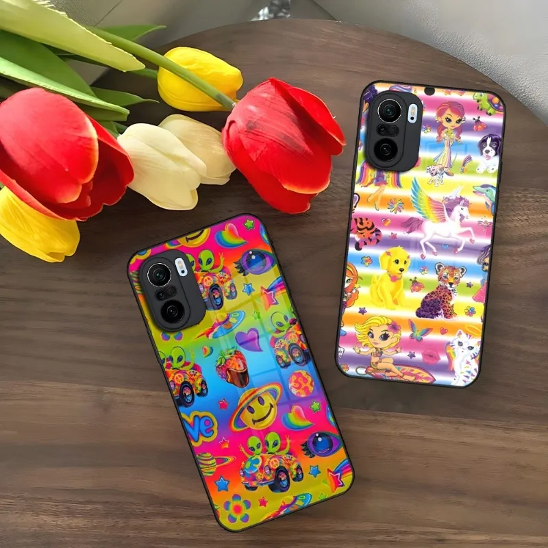 Custodia Per Telefono Lisa Frank Per Xiaomi 12 13 X Redmi Note 11 10 S Lite T Pro Poco M4 X3 Glass