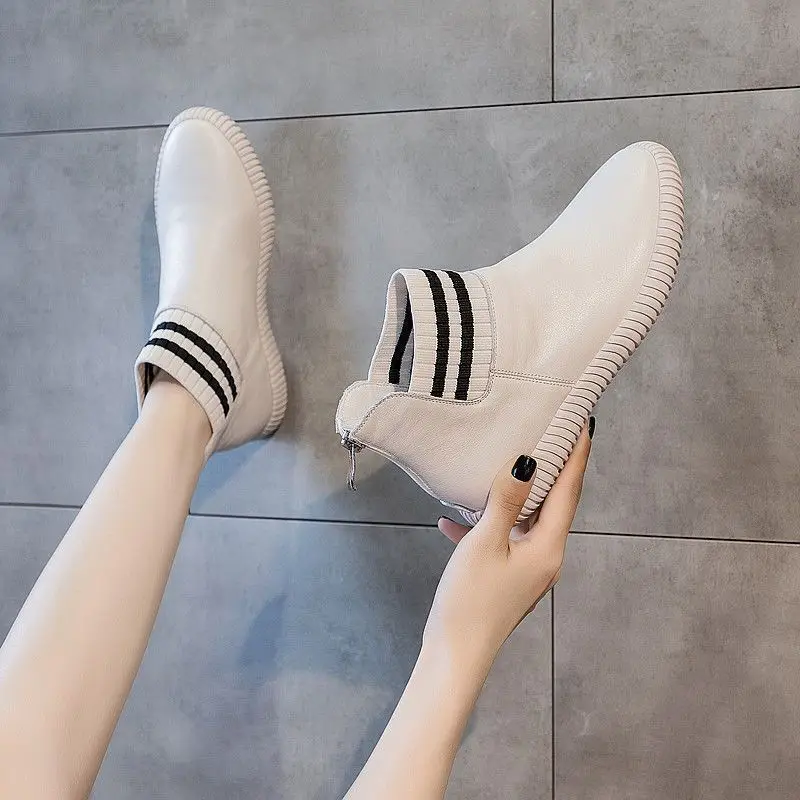 Calzature Femminili Stivaletti Off White Scarpe Da Donna High Top Stivaletti Piattaforma In Offerta Routine Quotidiana Estate 2023 Autunno Lusso A