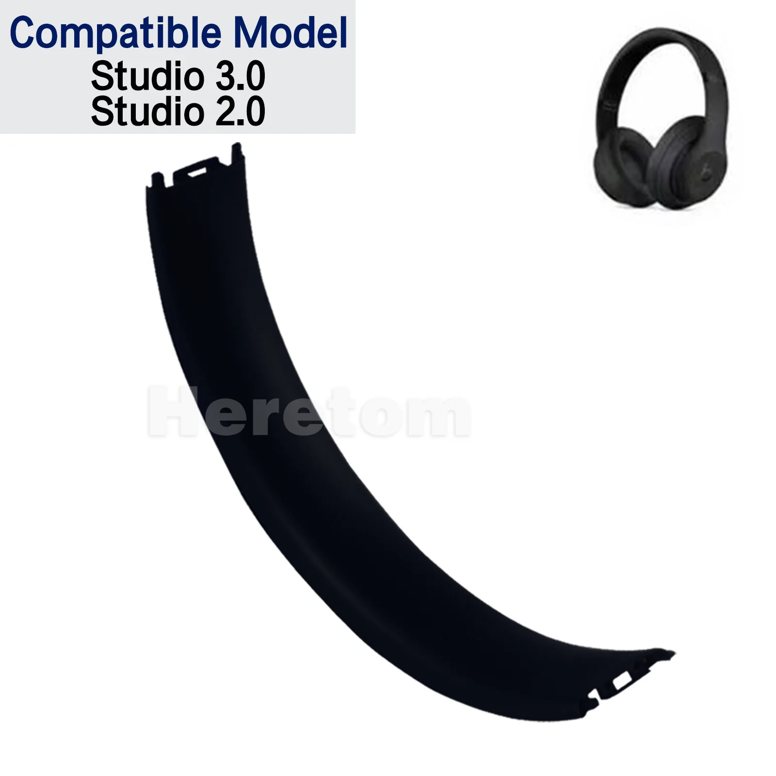 Nuova Fascia Di Ricambio Per Archetto Per Cuffie Beat Studio 3 3.0 Wireless Studio 2.0 Nero