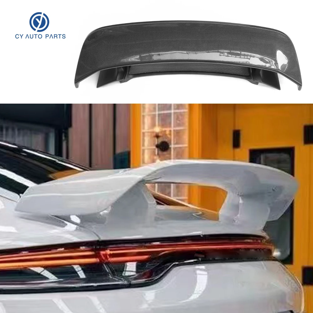 Spoiler Posteriore In Vera Fibra Di Carbonio Techart Style Posteriore Tronco Spoiler Lip Wing Per Porsche 911 991
