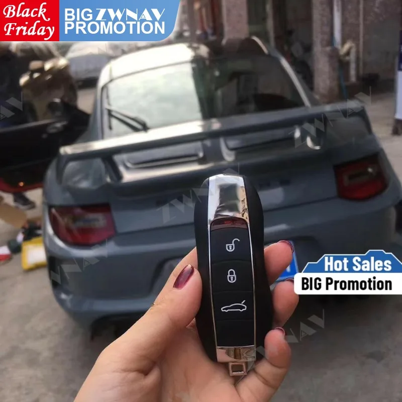 Auto One Click Start Smart Car Key Per Porsche 911 Blocco Automatico Induttivo E Sblocco