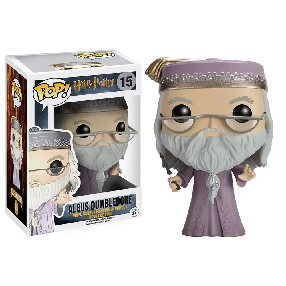 Funko Pop Harried Potters Albus Dumbledore 15 # Pvc Action Toy Figure 10Cm Vinyl Figure Collection Figurine Model Toys