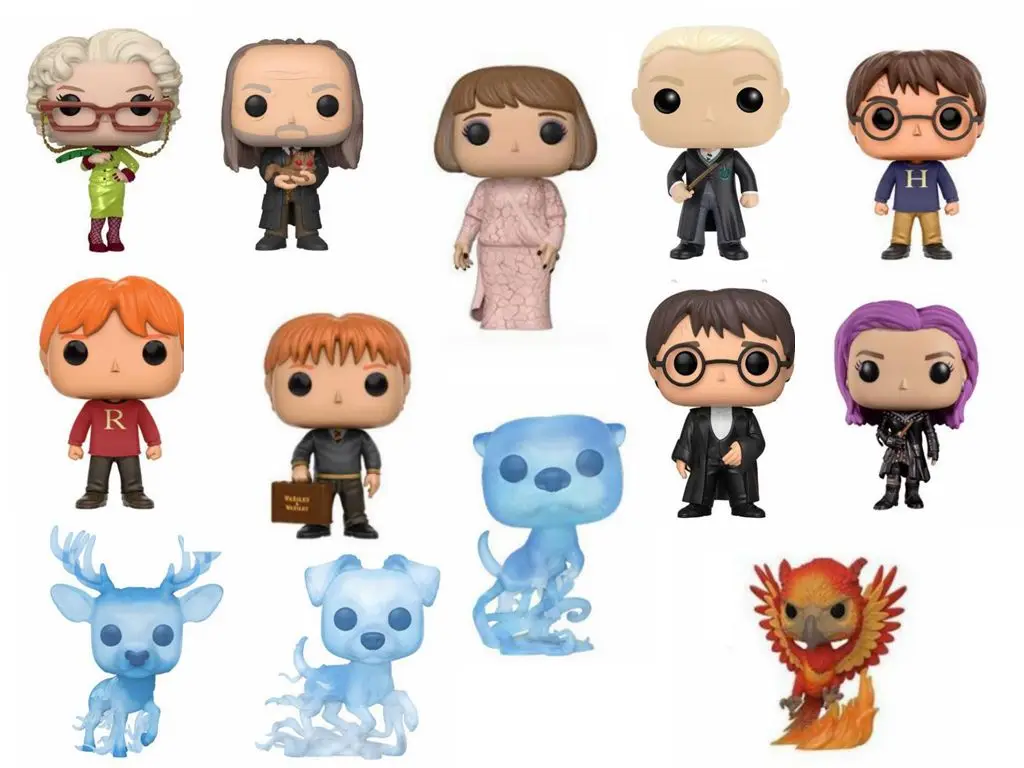 Funko Pop Fawkes 87 # Series Rita 83 # Filch 101 # Madame Maxime 102 # Nymphadora Tonks 107 # Vinyl Figure Dolls Model Toys
