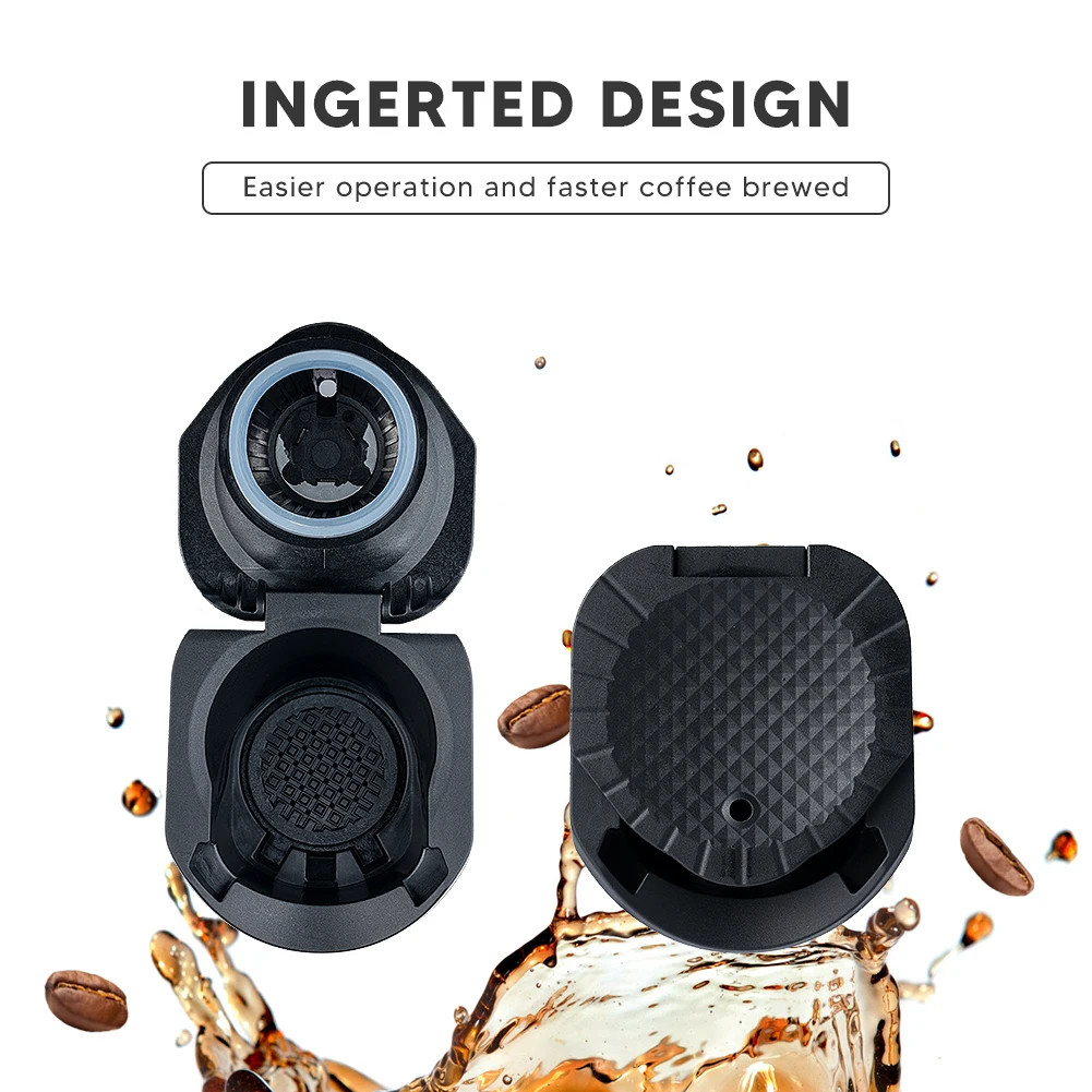 Adattatore Per Conversione Capsule Riutilizzabili Capsule Per Caffè In Polvere Converti Vassoio Cafe Maker Holder Per Nespresso Piccolo Xs/Genius S
