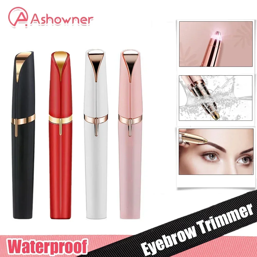 Elettrico Sopracciglio Trimmer Eye Brow Shaper Pencil Face Hair Remover Per Le Donne Rasoi Automatici Per Sopracciglia Mini Face Beauty Tool