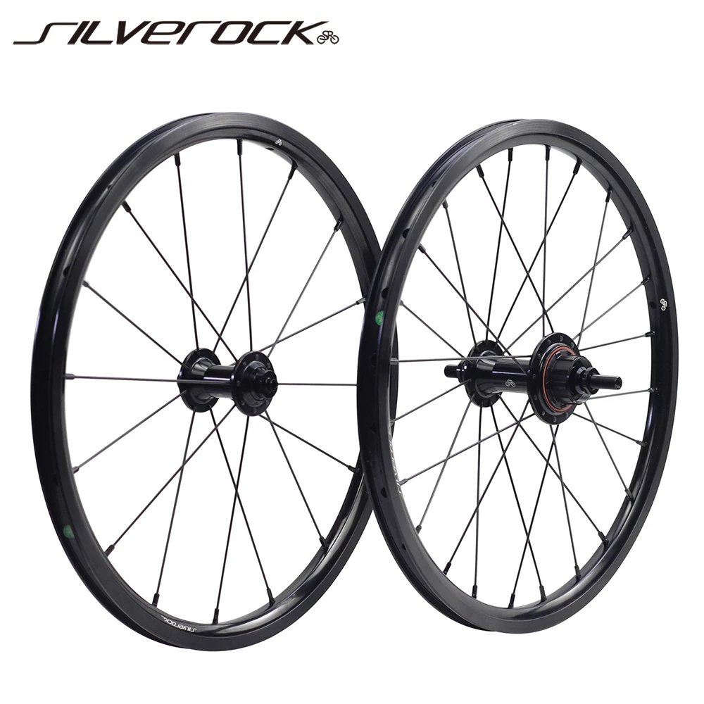 Silverock Bike Wheelset 5 Velocità 16X1 3/8 "349 Nb-R Rim 14H 21H Per Brompton 3Sixty Ultralight Pieghevole Ruote Per Biciclette 861G